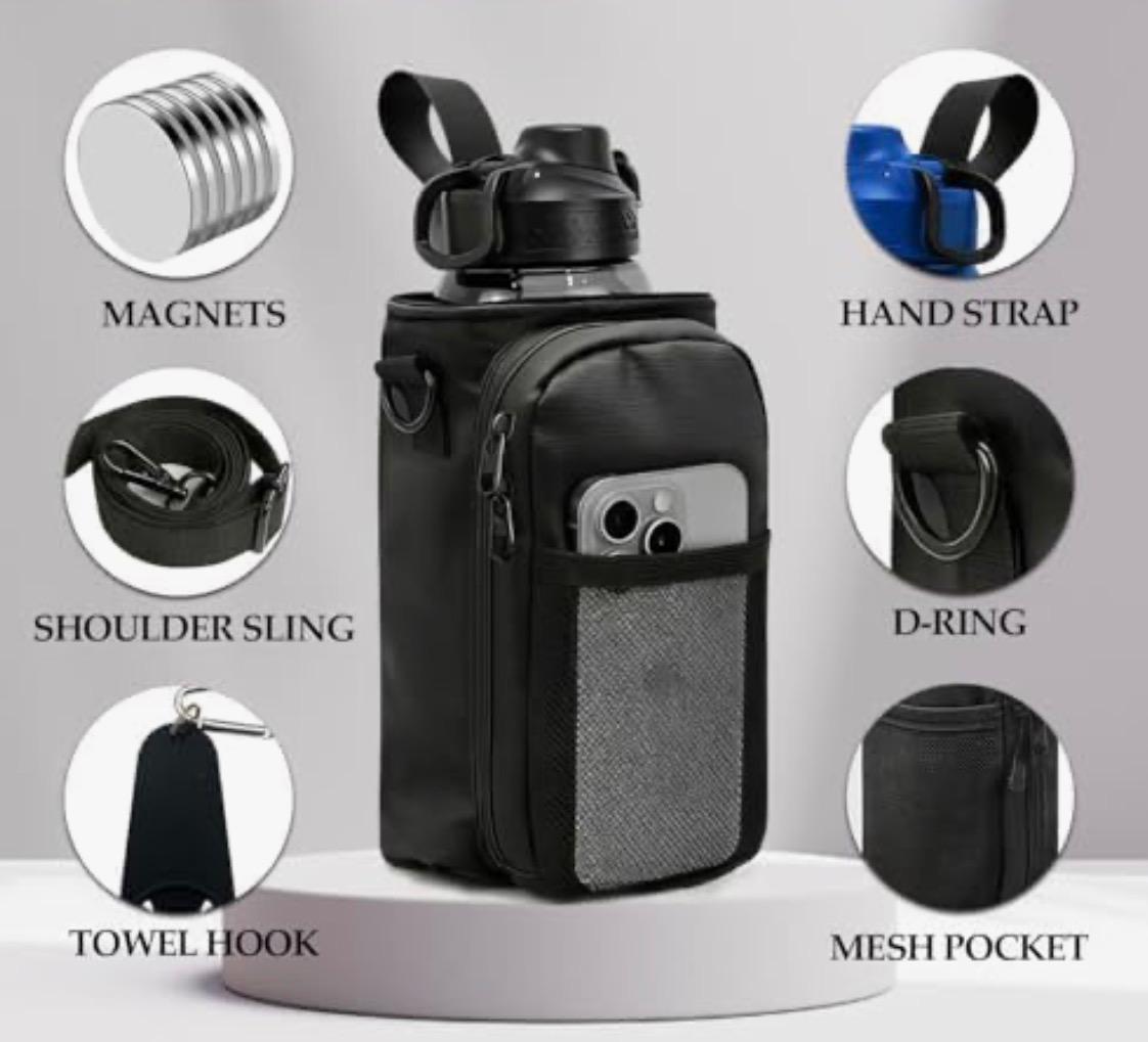 Magnetic fitness bag