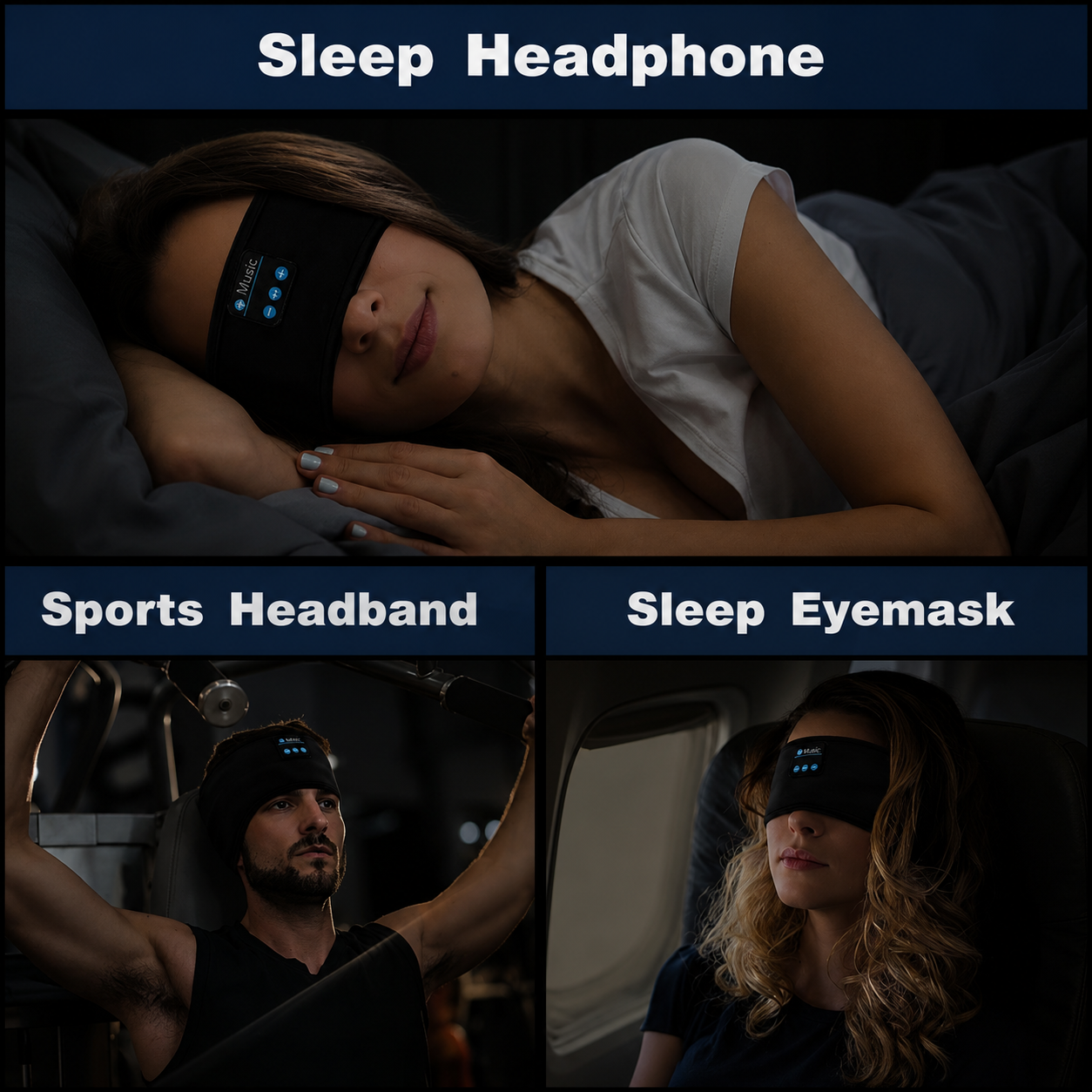 Bluetooth wireless headband