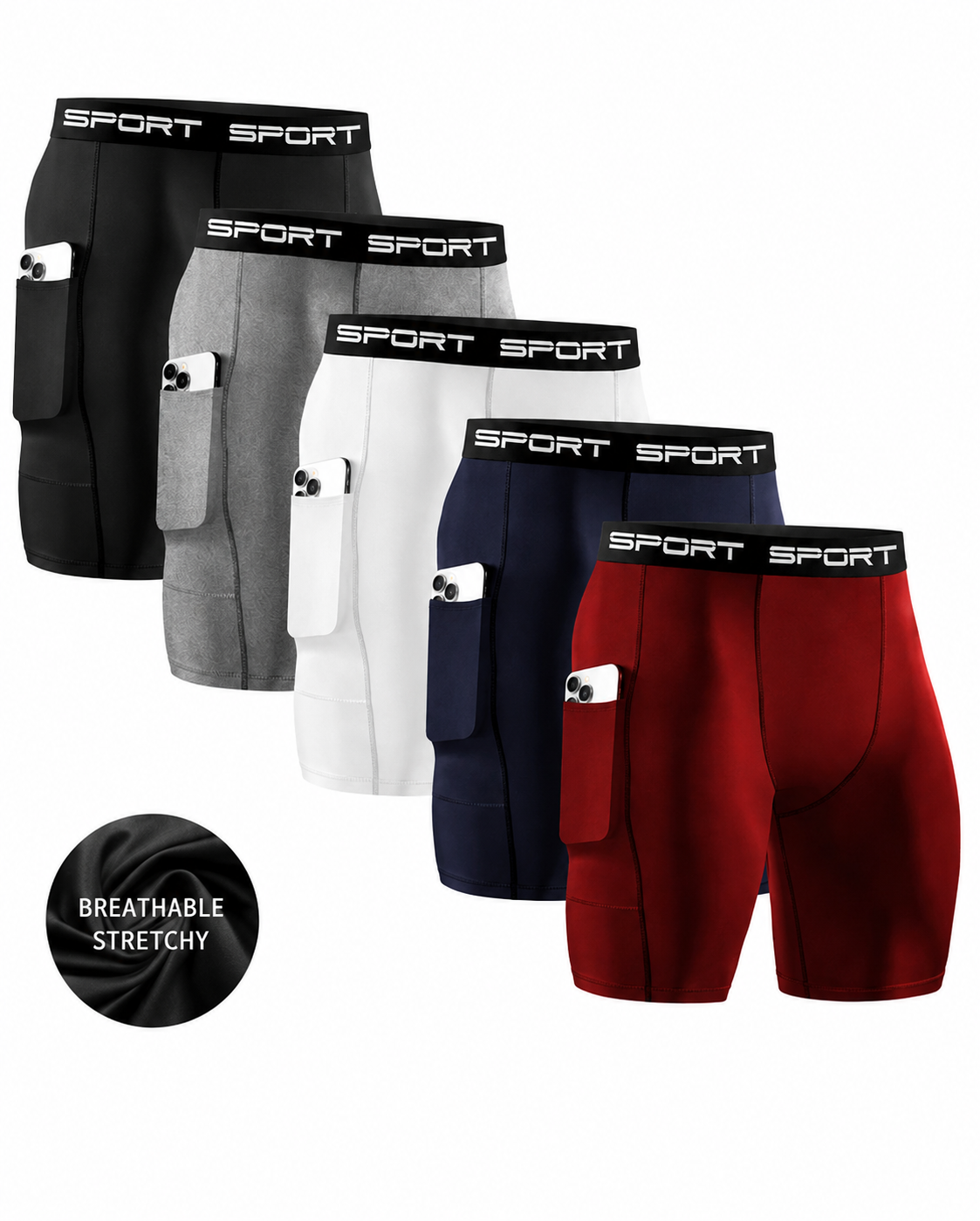Athletic  boxer briefs