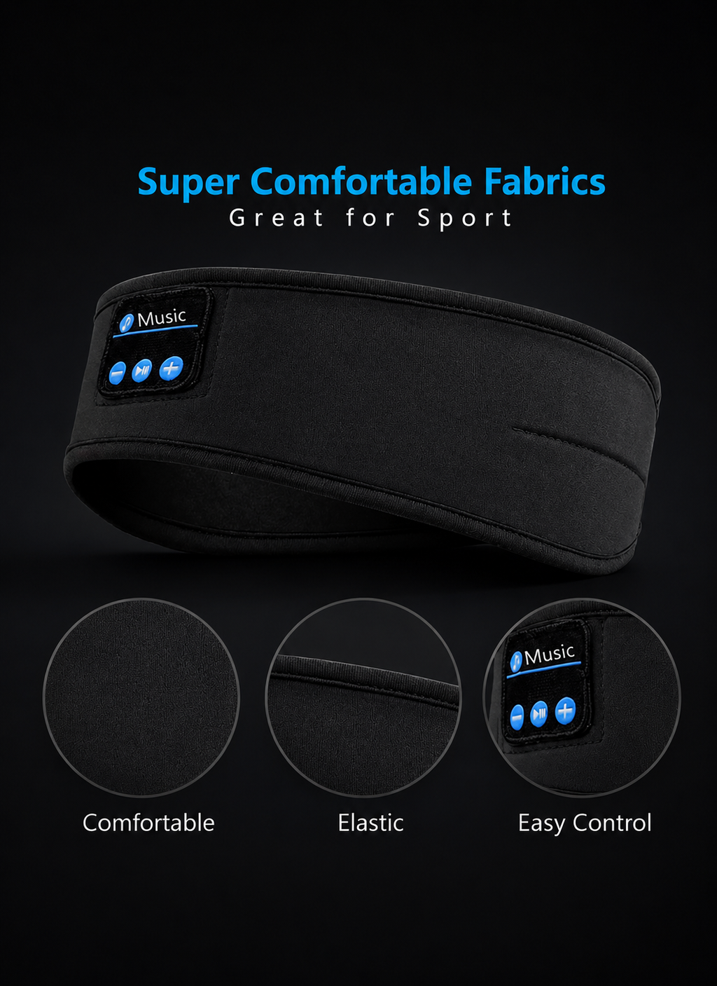 Bluetooth wireless headband