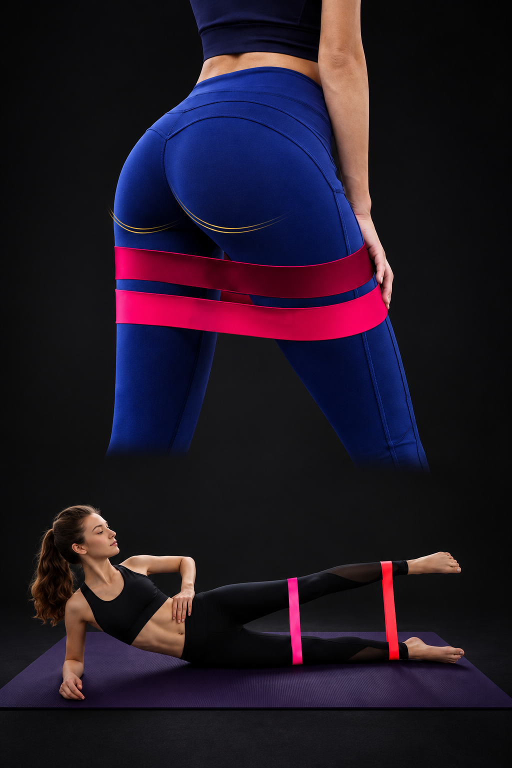 5pcs resistance elastic band set